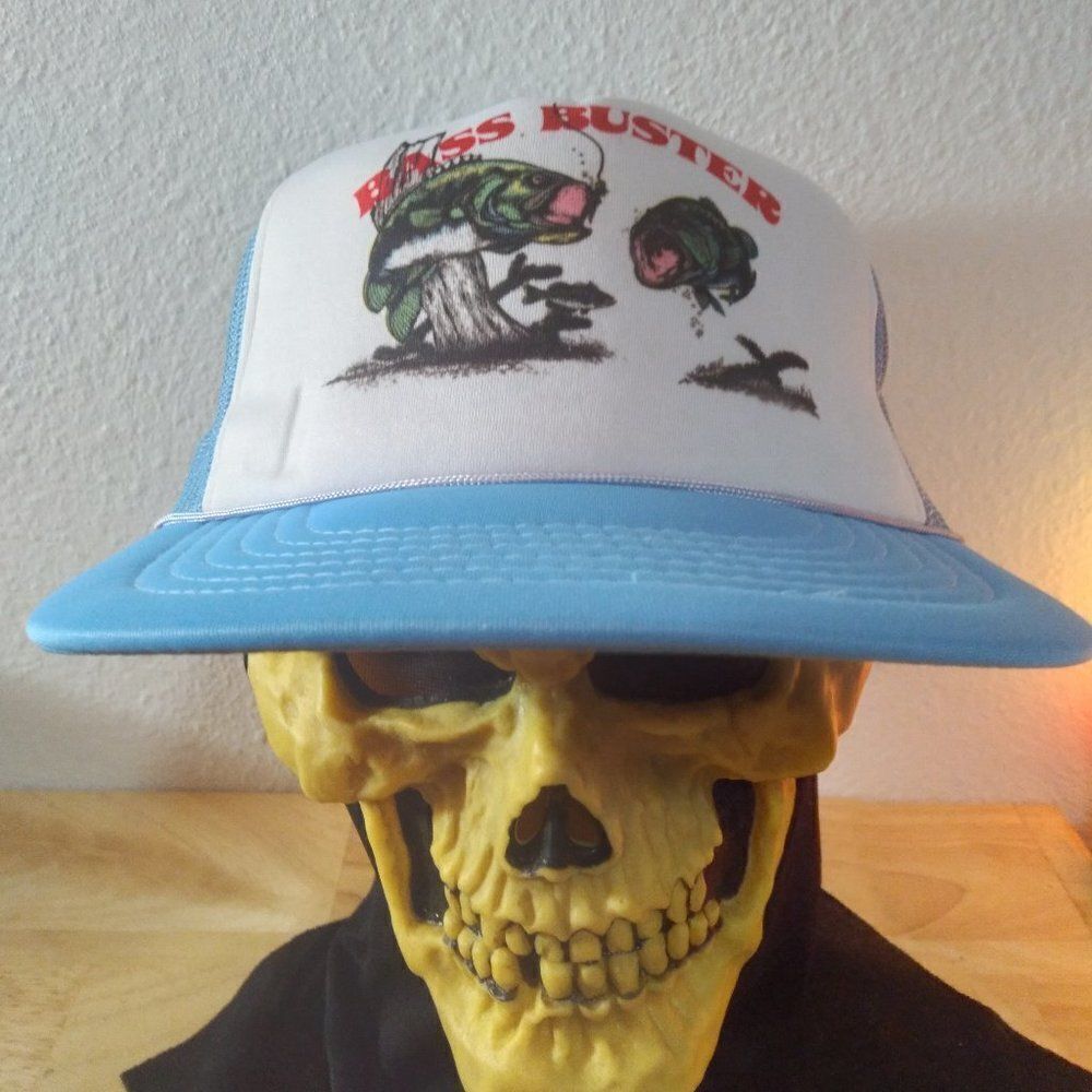 Deadstock Vintage Bass Buster Rope Snap Back Trucker Hat